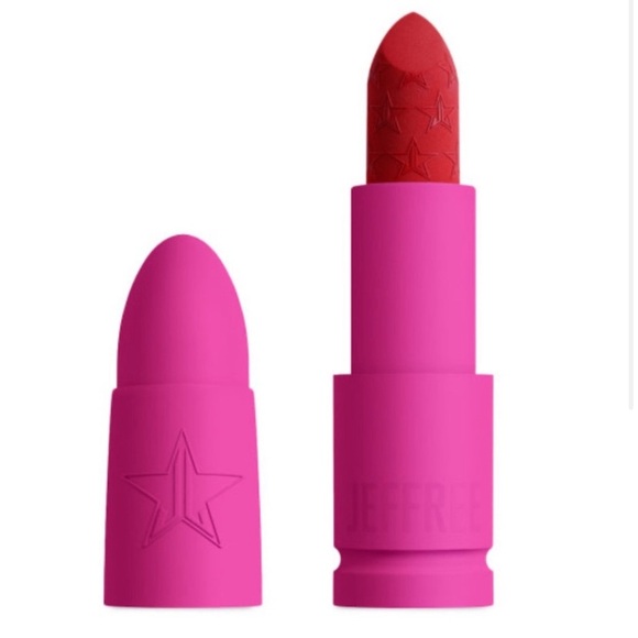 CONFESSIONAL Jeffree Star velvet trap red creamy matte lipstick NIB trending - Picture 2 of 2